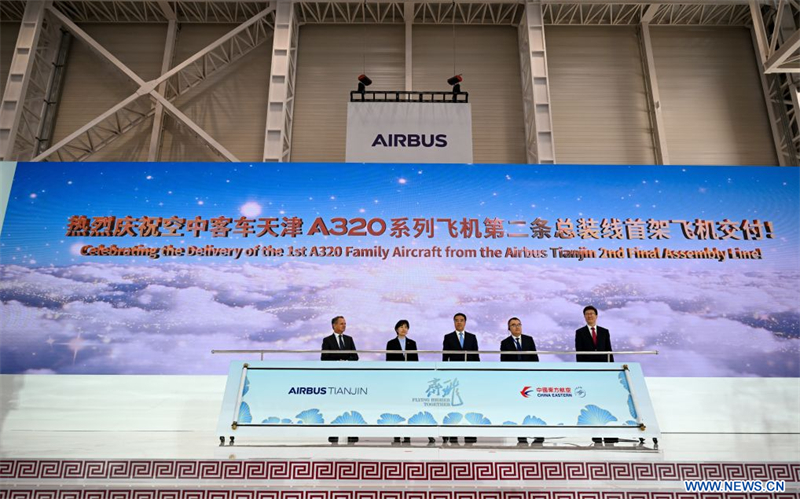 Airbus livre le premier avion issu de sa nouvelle chaîne d'assemblage en Chine