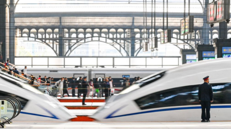 Les chemins de fer chinois connaissent un pic de retours de vacances, sur fond de marché touristique dynamique