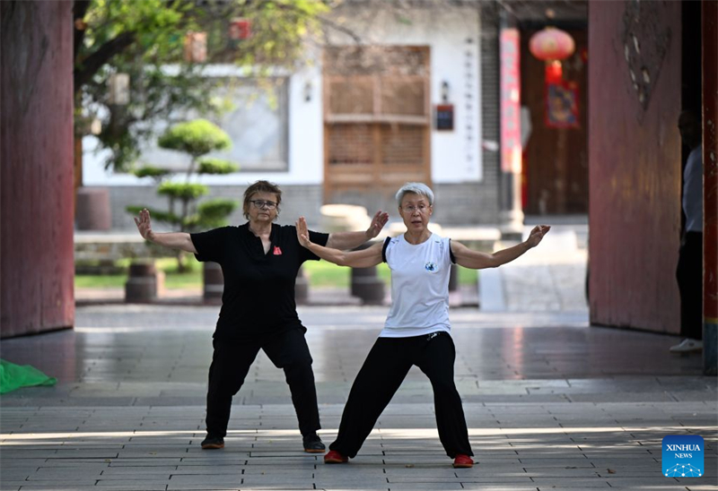 Henan : des passionnés étrangers de Taijiquan adoptent la tendance « Chinamaxxing » dans le village de Chenjiagou