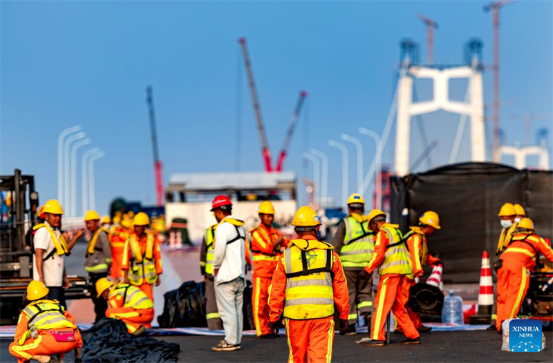Fujian : la construction du pont Xiamen-Kinmen franchit une nouvelle étape