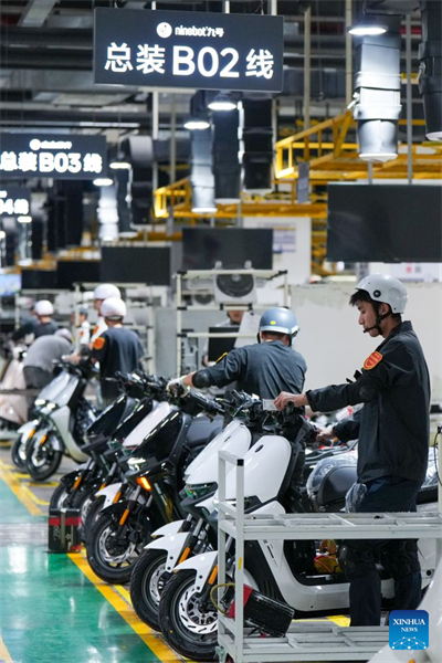Jiangsu : Changzhou développe un pôle industriel de deux-roues électriques intelligents doté d'une chaîne d'approvisionnement complète