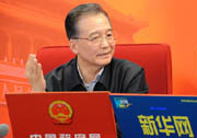 Wen Jiabao dialogue avec des internautes