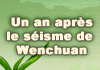 1er anniversaire du séisme de Wenchuan