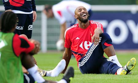 Préparation de l'Equipe de France