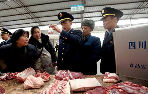 La Chine intensifie la lutte contre l'utilisation illégale de matières non-comestibles  dans la nourriture