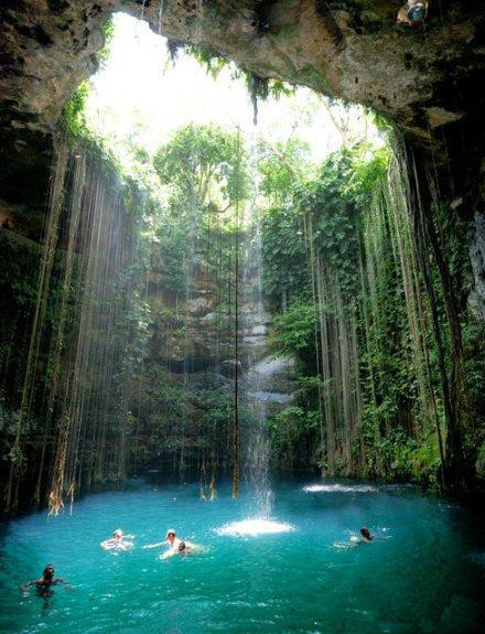 La piscine naturelle Sian Ka'an au Mexique