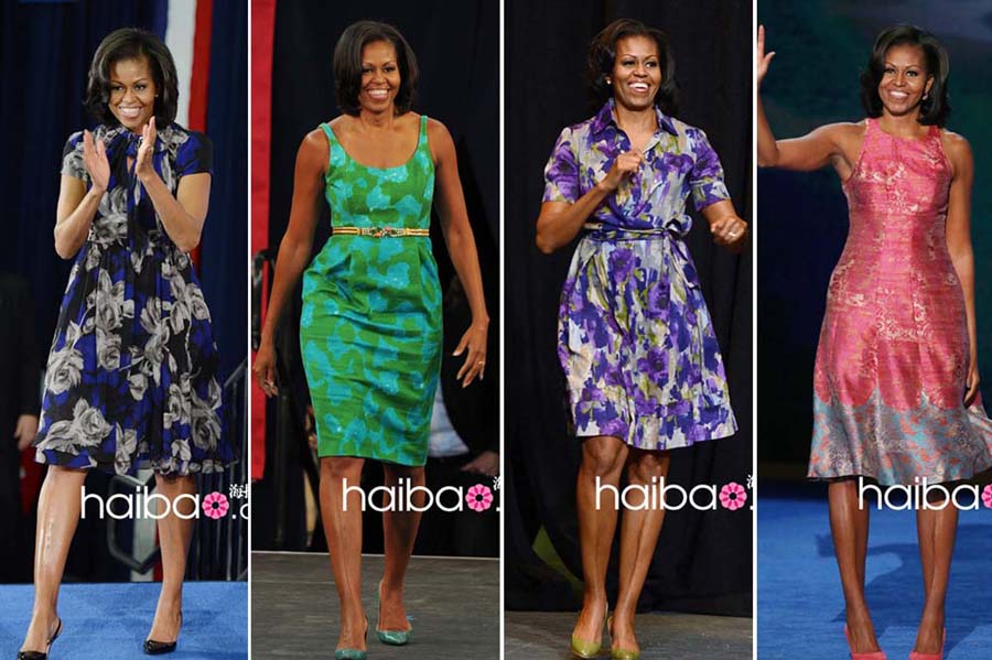 La belle Michelle Obama pendant la campagne électorale