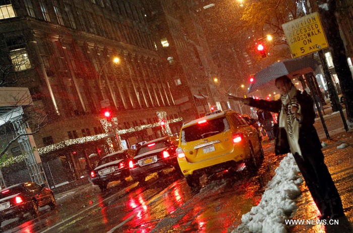 USA : après l'ouragan Sandy, une nouvelle tempête aggrave la situation à New York