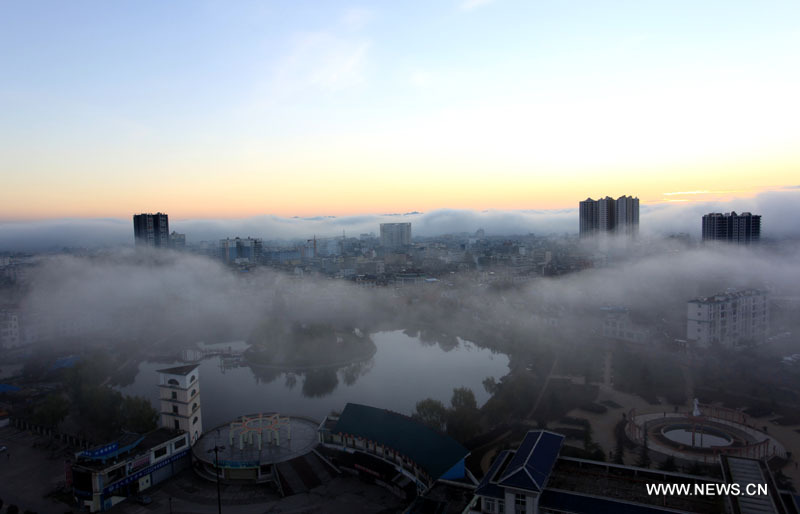 Chine : prises de vues de nuages au Yunnan (sud-ouest)  (4)
