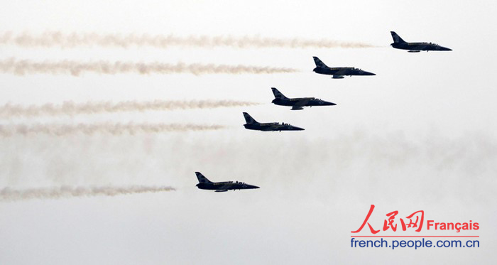 Patrouille Breitling : le dernier vol d' essai à l'Airshow China 2012 (8)