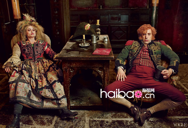 Helena Bonham Carter et Sacha Baron Cohen