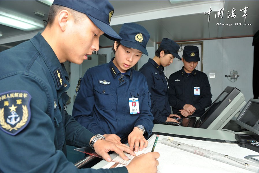 Clichés inédits: la vie des soldats sur le porte-avions chinois Liaoning (3)