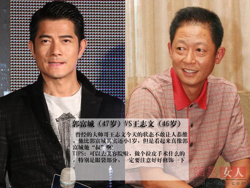 Aaron Kwok (47 ans) & Wang Zhiwen (46 ans)