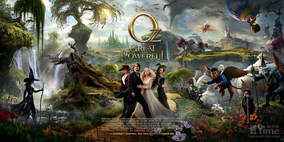 Les affiches du film "Oz : The Great and Powerful"