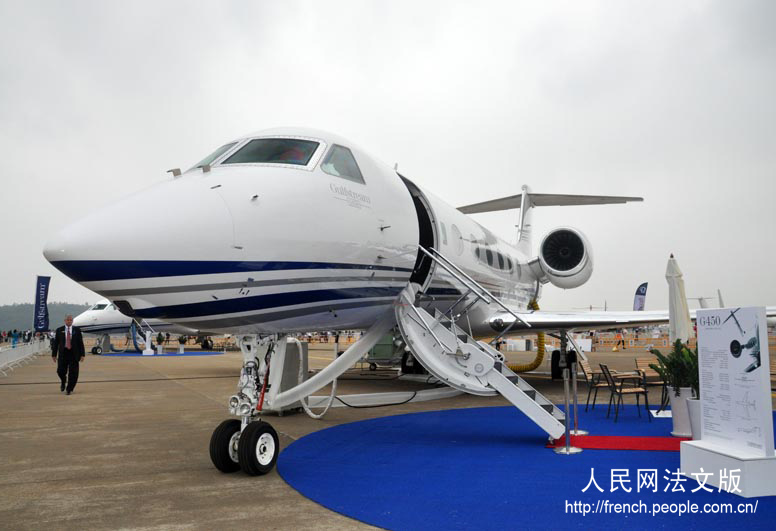 Airshow China 2012 : commande d'un Gufstream G650