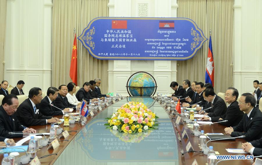 Visite du Premier ministre chinois au Cambodge (3)