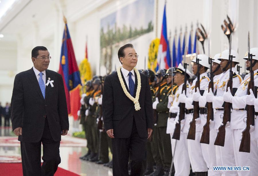 Visite du Premier ministre chinois au Cambodge