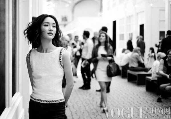 La comédienne chinoise Zhou Xun à Paris