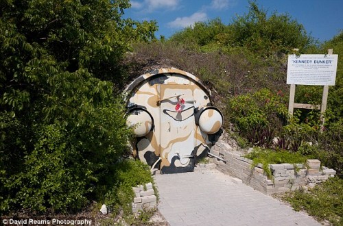 Un bunker souterrain en Floride, aux USA. Il a été construit pendant la crise des missiles de Cuba en 1962