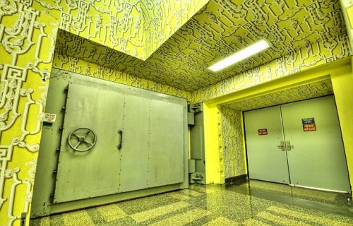 Un bunker souterrain en Virginie, aux USA. Il est aujourd'hui transformé en hôtel 4 étoiles.