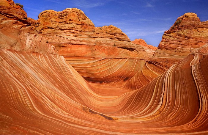 Le Grès de Novajo situé à Utah a une histoire de quelques 190 millions d'années.