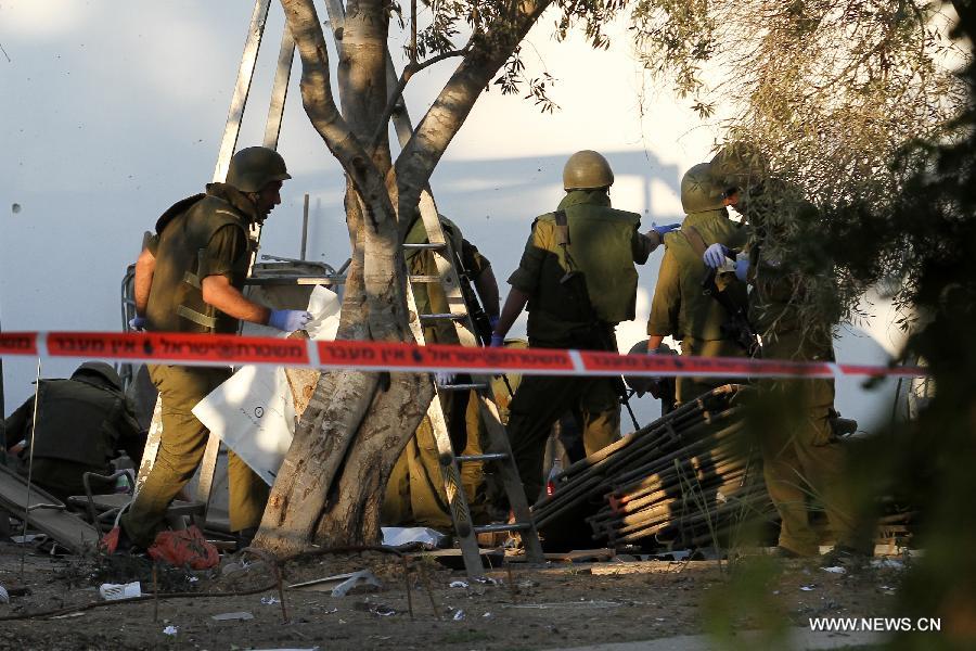 Deux soldats israéliens tués dans une attaque à la roquette sur une base militaire (armée)   (2)
