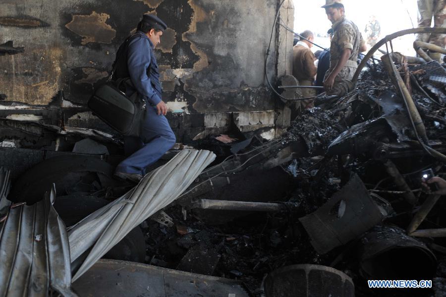 Yémen: crash d'un avion cargo militaire à Sanaa, 10 morts  (3)