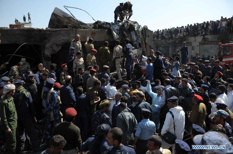 Yémen: crash d'un avion cargo militaire à Sanaa, 10 morts 