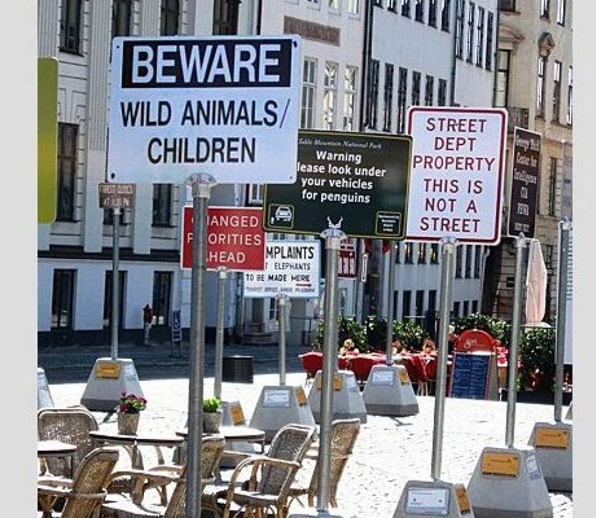 Attentions aux animaux sauvages et aux enfants !