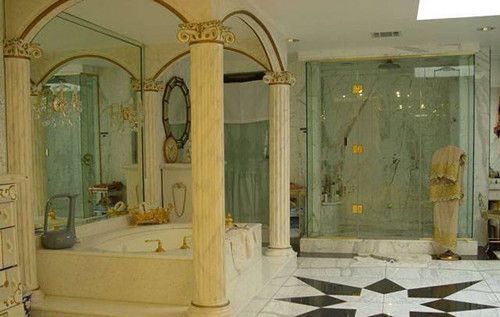 Une salle de bain royale