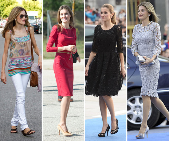 Rétrospective des looks de la princesse Letizia Ortiz Rocasolano d'Espagne