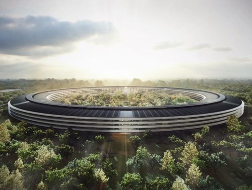 Le plan du nouveau siège d'Apple remis au goût du jour