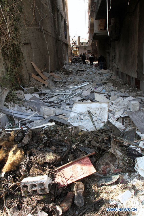 Syrie : au moins 34 morts dans la série de quatre explosions à Damas (TV) (2)