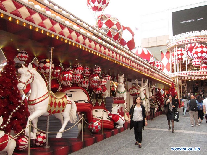 Hong Kong : décorations de Noël (3)