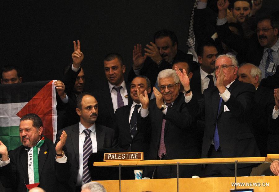 ONU : la Palestine obtient le statut d'Etat observateur non-membre  (4)