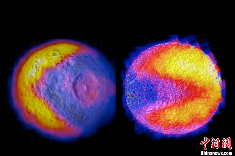 NASA : Téthys, le satellite de Saturne, prend la forme de Pac-Man