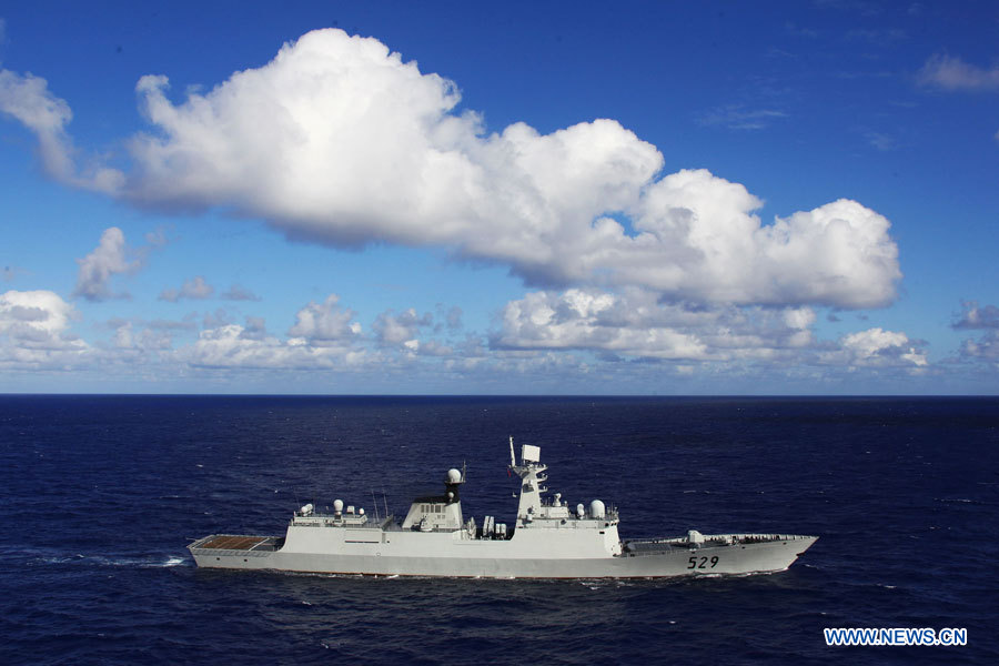 Manoeuvres de la marine chinoise dans l'océan Pacifique