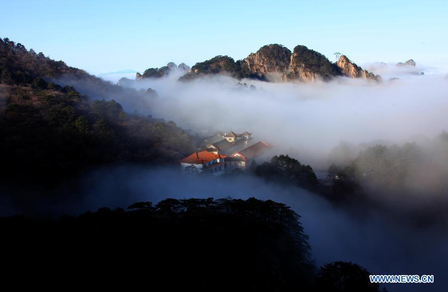 Photos: paysages de la mer de nuages des monts Huang