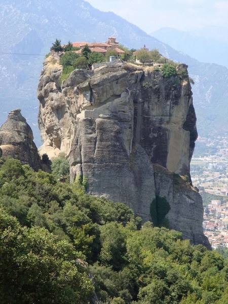 Les monastères des Météores, situés au nord de la Grèce.