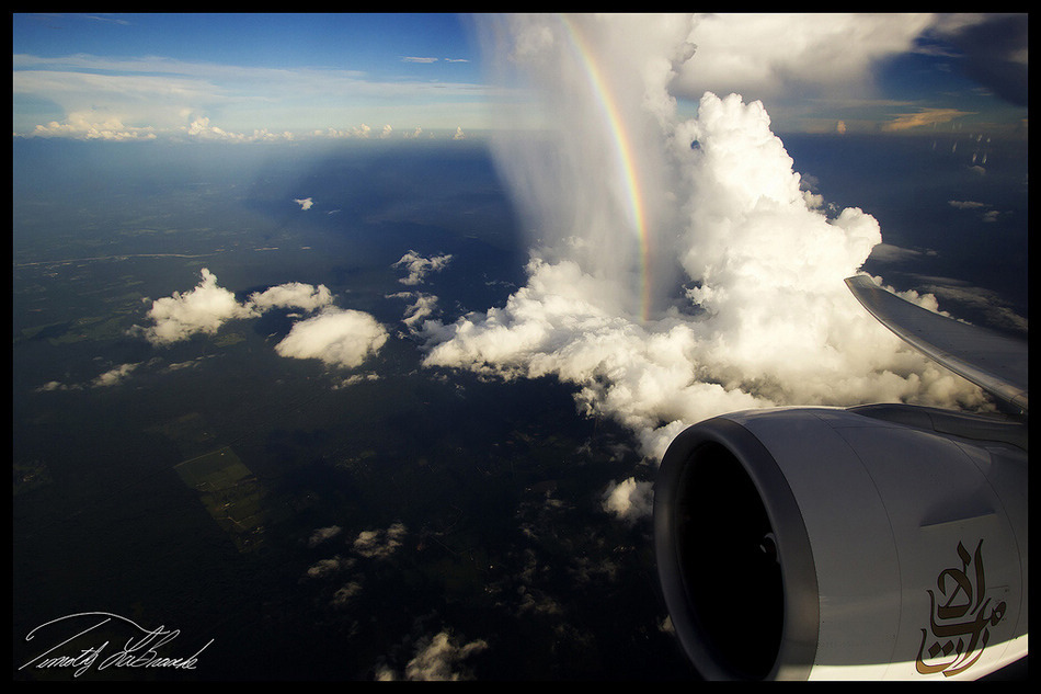 Des paysages magnifiques photographiés depuis les ailes d'un avion (20)