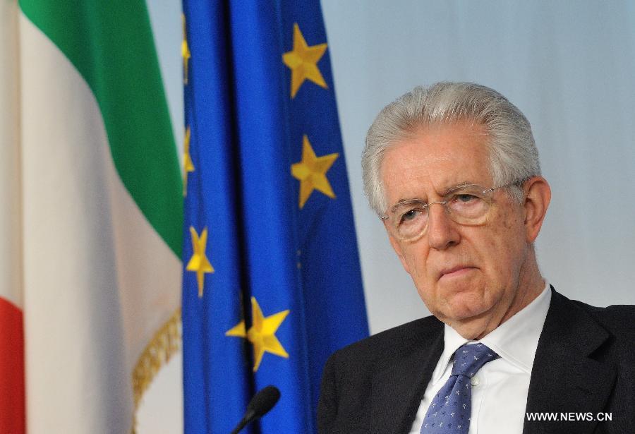 Le PM italien annonce son intention de démissionner