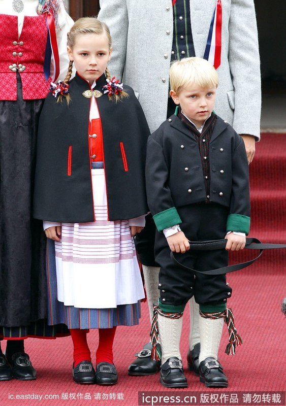 La princesse Ingrid Alexandra et le prince Sverre Magnus de Norvège