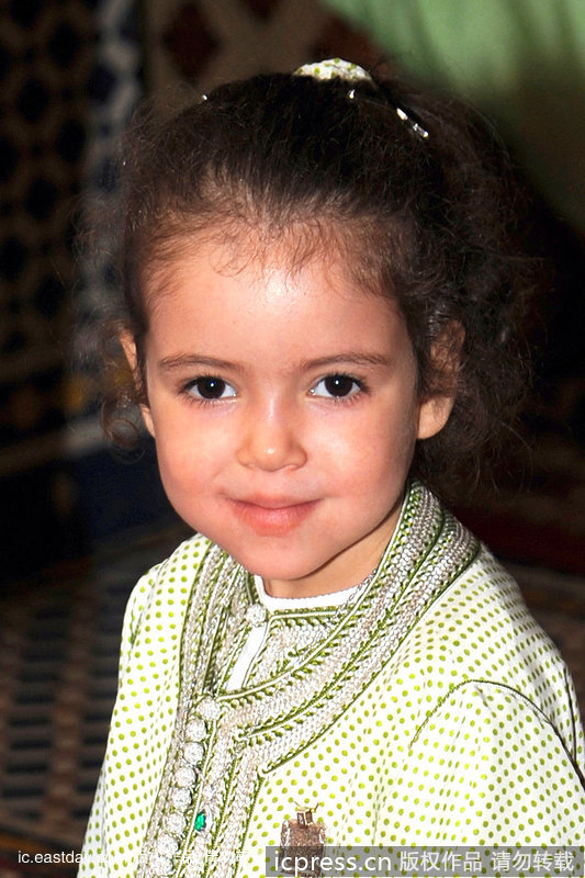La princesse du Maroc Lalla Khadija.