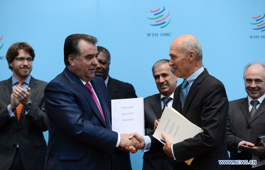 L'OMC approuve l'adhésion du Tadjikistan (2)