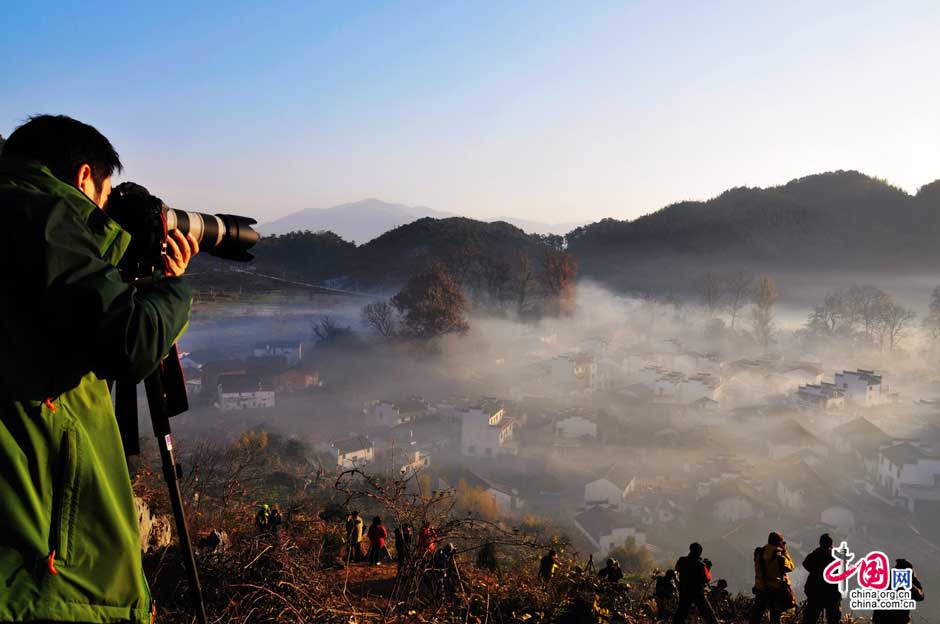 Féérique : le plus beau village de Chine sous la brume (7)