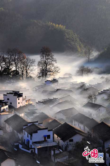 Féérique : le plus beau village de Chine sous la brume (10)