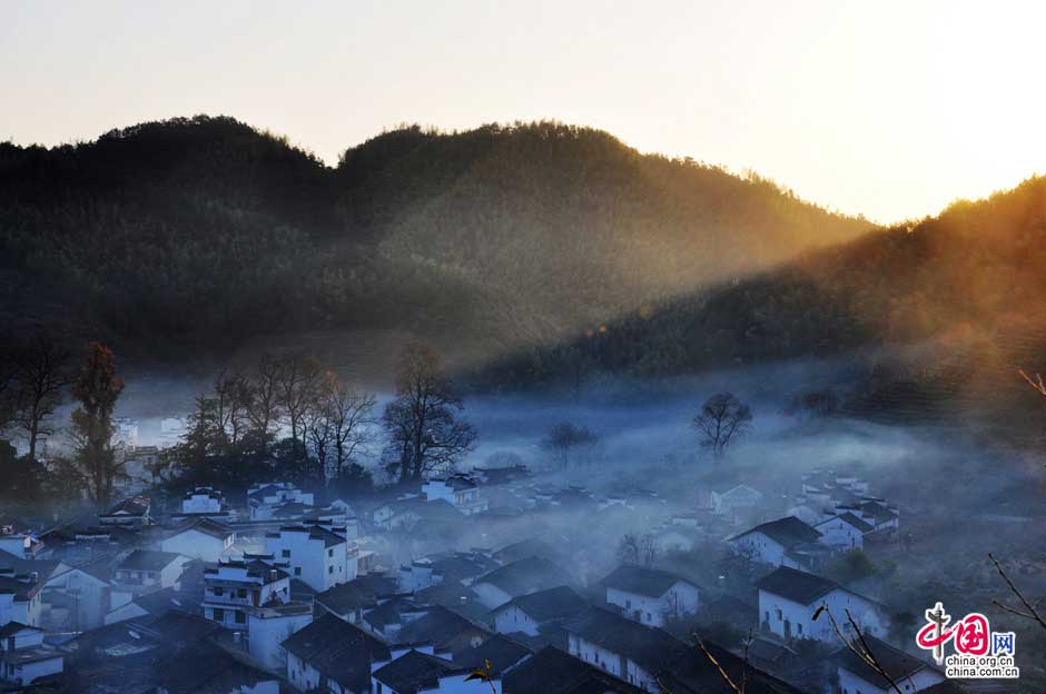 Féérique : le plus beau village de Chine sous la brume (11)