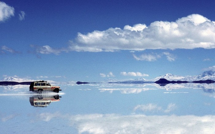 Le désert de sel d'Uyuni, Bolivie