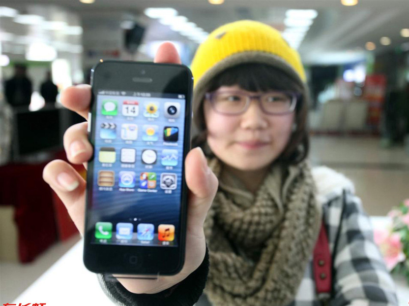 Record en Chine : 2 millions d'iPhone5 vendus en 3 jours 