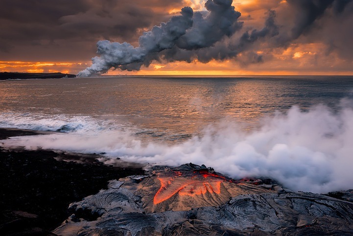 Scène d'apocalypse : l'éruption du volcan hawaïen Kilauea (4)